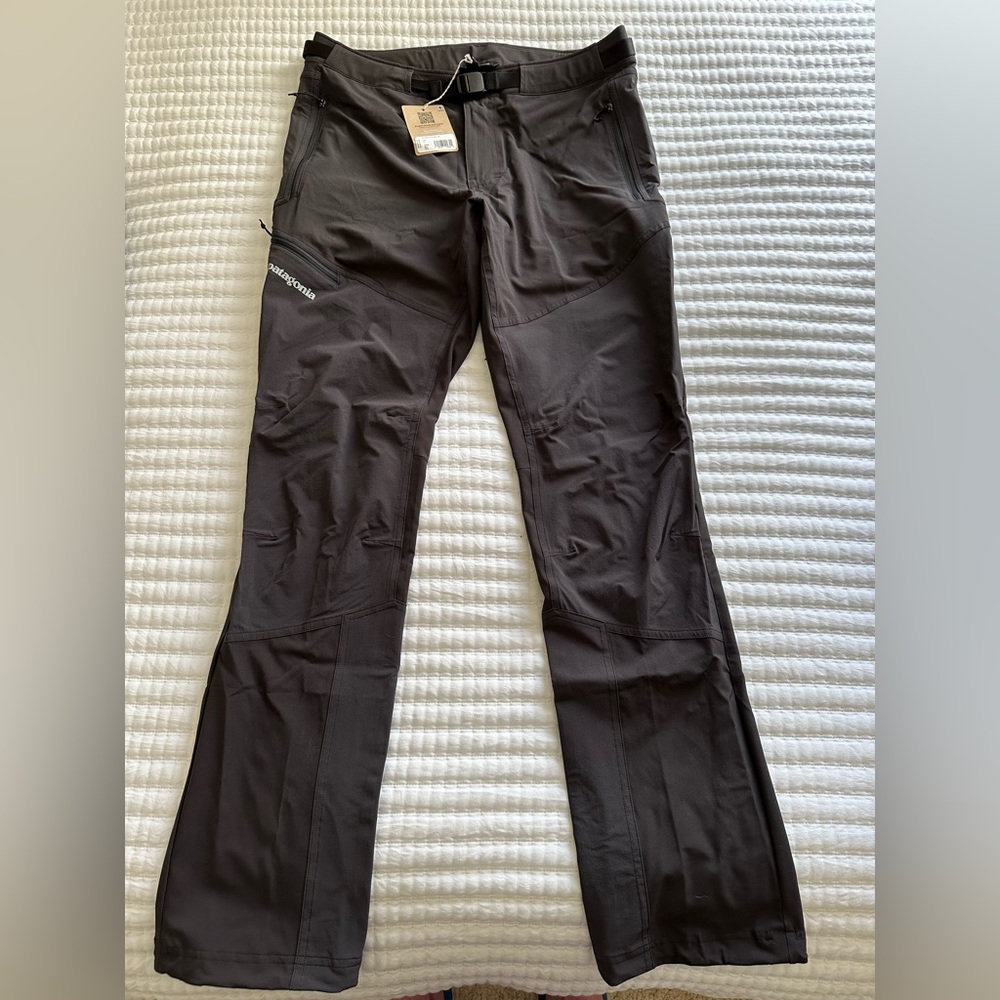 Men’s Patagonia Terravia Alpine Pants Size 32 Black